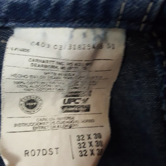 Vintage Carhartt Overalls 32x30 - Picture 2 of 3
